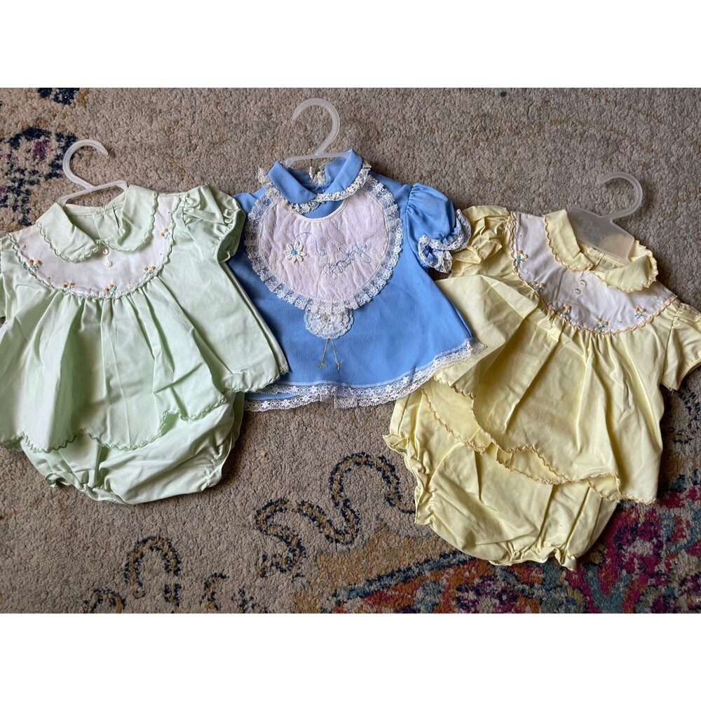 Vintage Baby dress set bundle